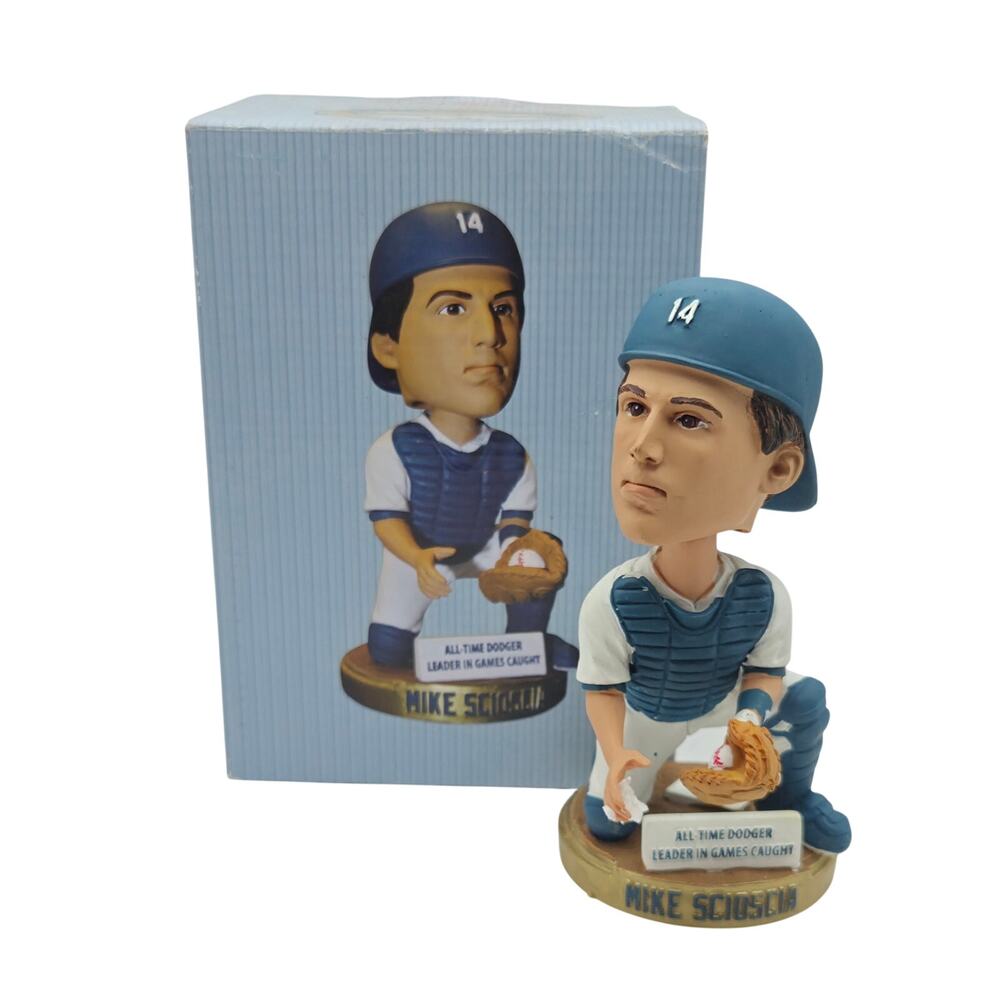 2012 Mike Scioscia Los Angeles Dodgers #14 SGA Bobblehead All-Time Games Caught